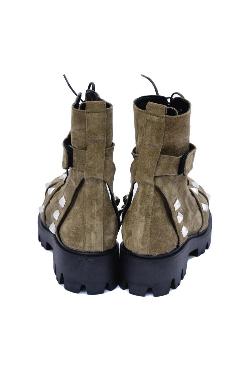 Bocanci cu tinte FUNKY GIRL kaki | funkyfain.ro