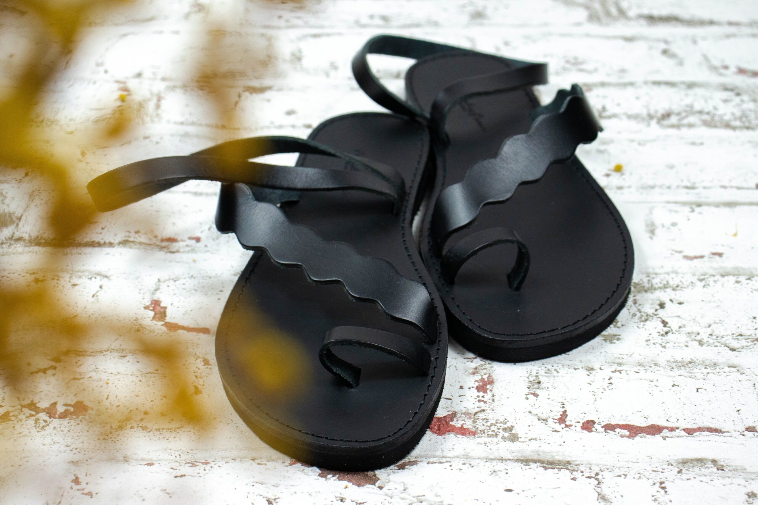 Sandale cu talpa joasa FUNKY FABULOUS, negru | FUNKYFAIN